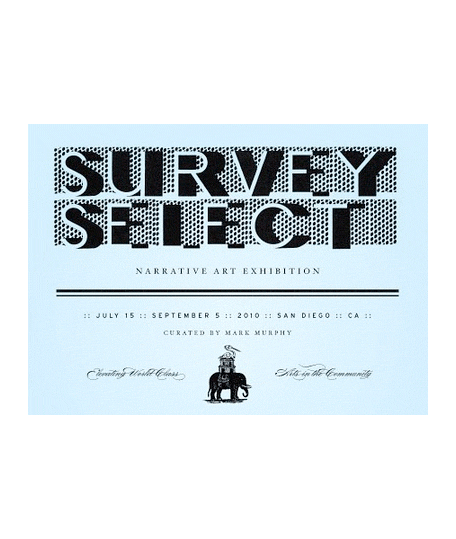 Exhibition Postcard - Survey Select: A Narrative Exhibition