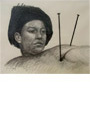 Untitled - Knitting Needles, Hugo Crosthwaite